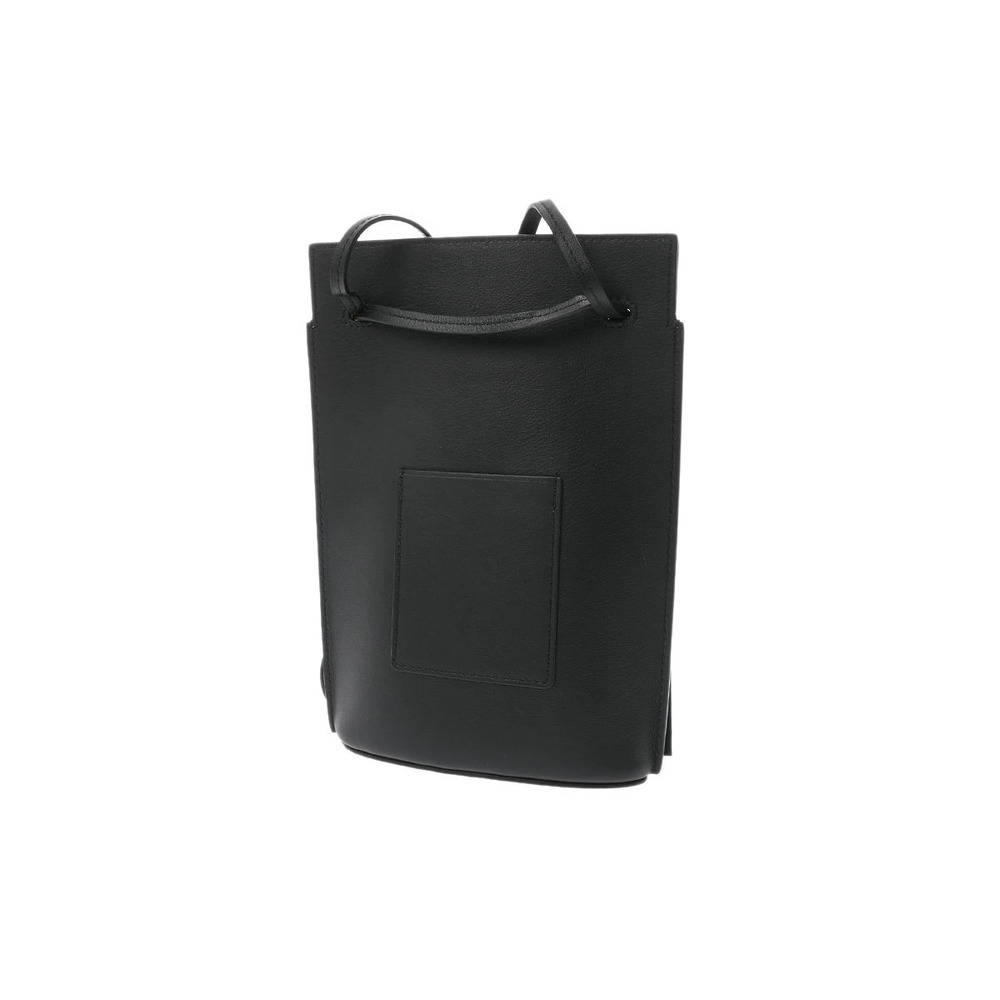 Loewe Black Pocket Shoulder Dice Bag Calfskin